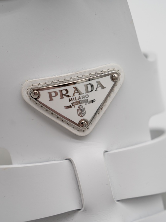 Prada White Fisherman Men\'s Sandals Monolith Rubber size 11uk 12 US main image 7